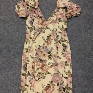 Maternity floral dress